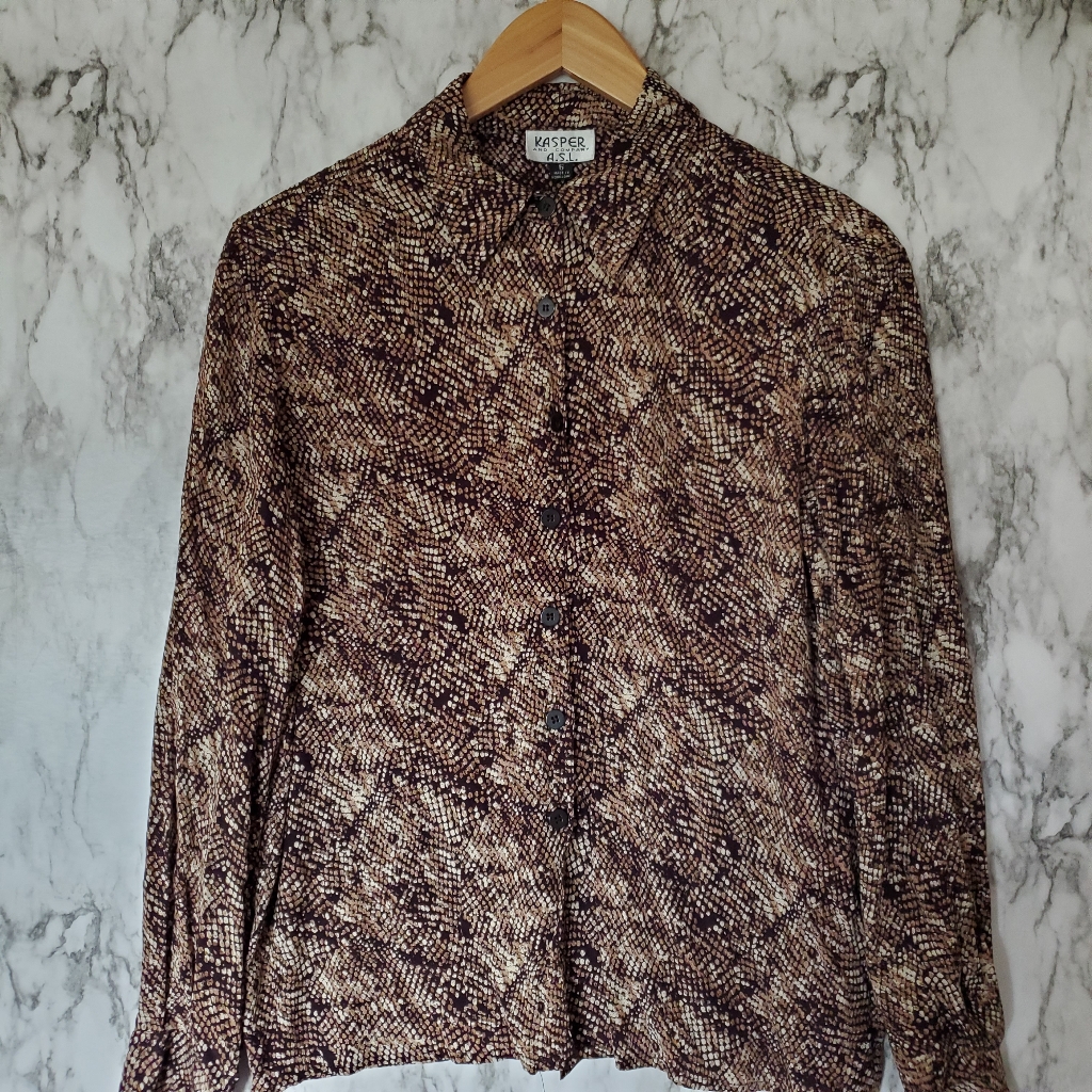 Kasper Button Down Size 6